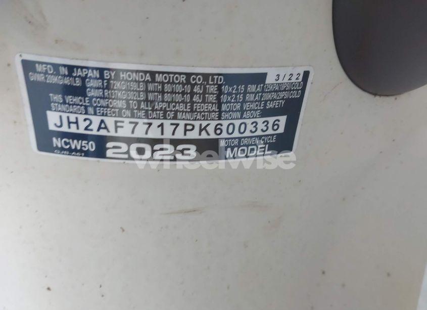 Photo 10 of 2023 Honda Ncw50 (VIN JH2AF7717PK600336)