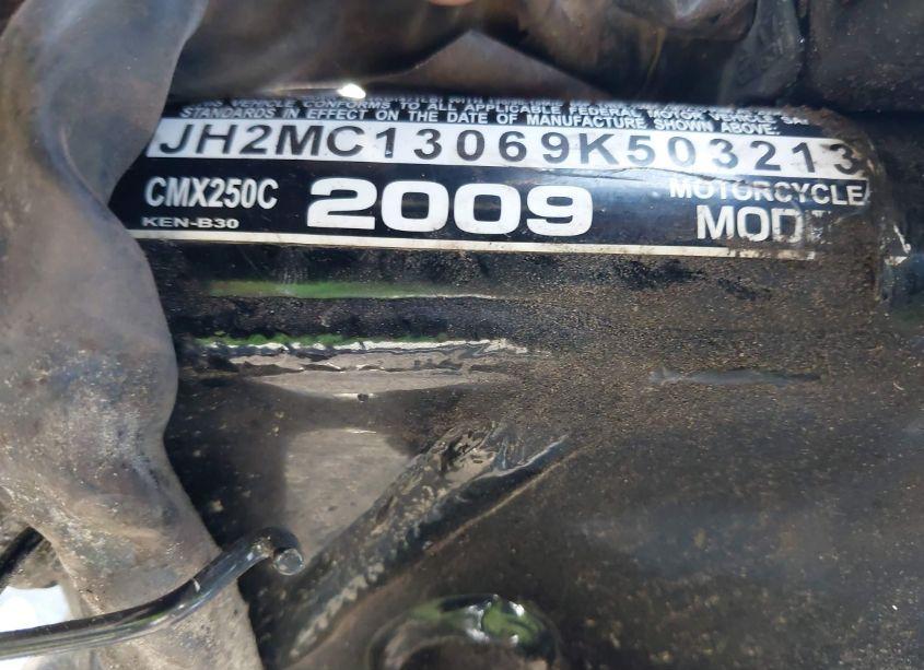 Photo 10 of 2009 Honda Cmx250 C (VIN JH2MC13069K503213)