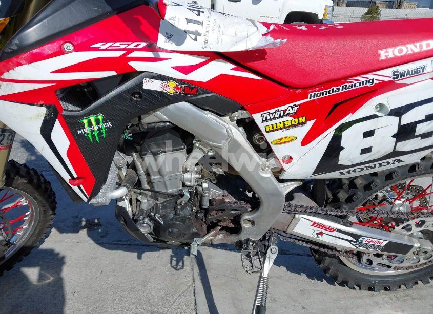 Photo 9 of 2017 Honda Crf450 RX (VIN JH2PE07CXHK000384)