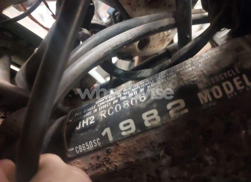 Photo 10 of 1982 Honda Cb650 SC (VIN JH2RC0806CM012144)