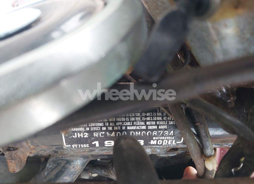Photo 10 of 1983 Honda Vt750 (VIN JH2RC1400DM008734)