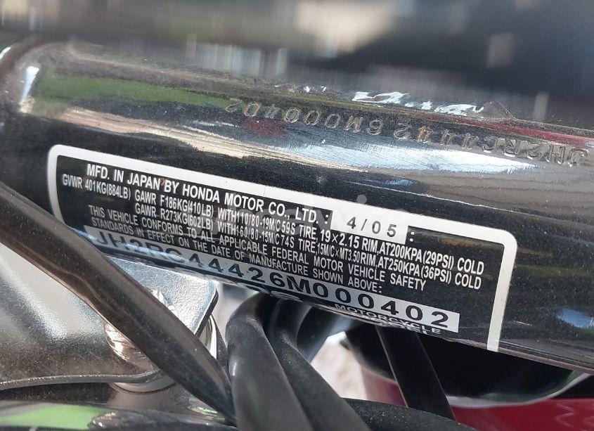 Photo 9 of 2006 Honda Vt750 CDA (VIN JH2RC44426M000402)
