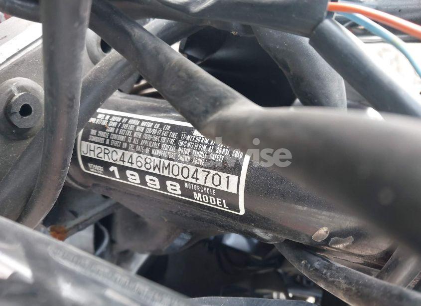Photo 10 of 1998 Honda Vt750 CD2 (VIN JH2RC4468WM004701)