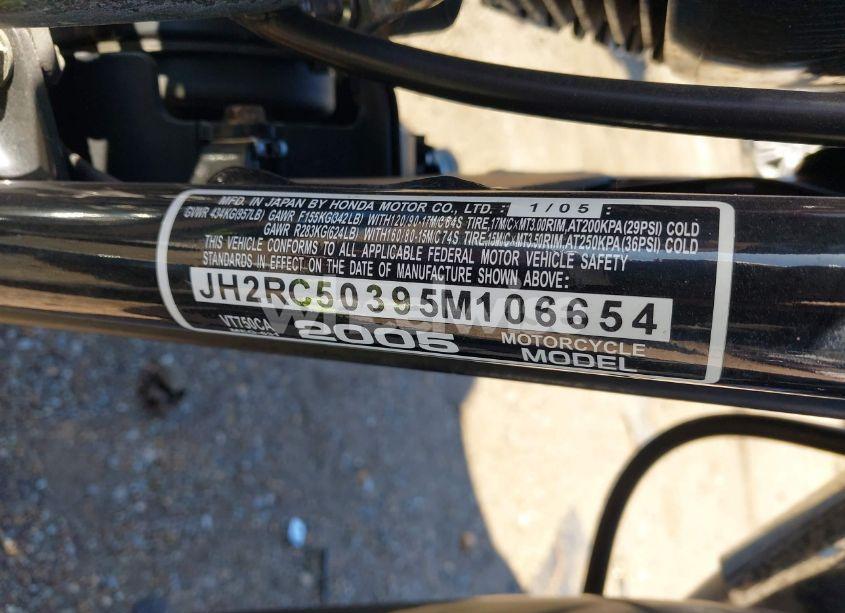 Photo 10 of 2005 Honda Vt750 CA (VIN JH2RC50395M106654)