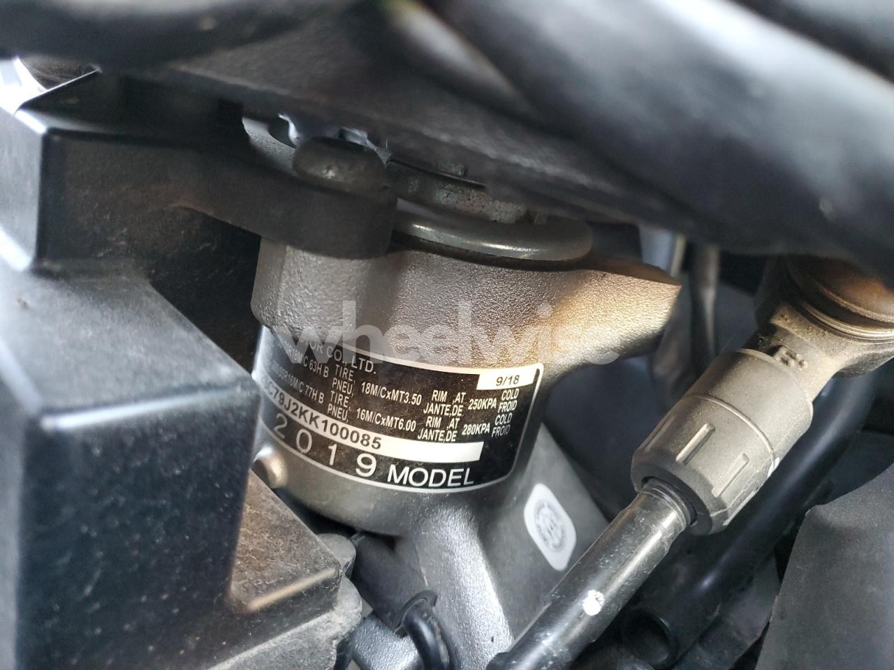 Photo 8 of 2019 HONDA GL1800 DA (VIN JH2SC79J2KK100085)