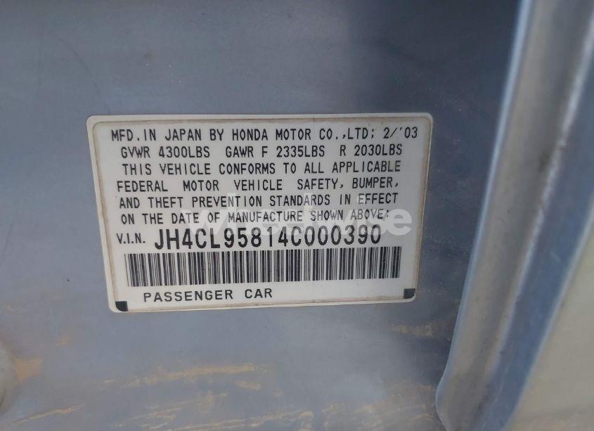 Photo 9 of 2004 Acura Tsx N/A (VIN JH4CL95814C000390)