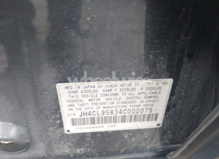 Photo 9 of 2004 Acura Tsx N/A (VIN JH4CL95834C002075)