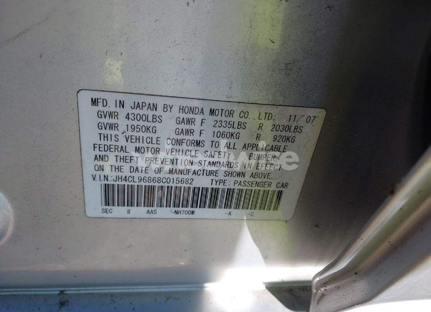 Photo 9 of 2008 Acura Tsx N/A (VIN JH4CL96868C015682)