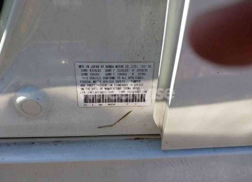 Photo 9 of 2006 Acura Tsx N/A (VIN JH4CL96936C017900)