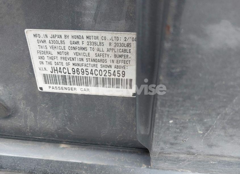 Photo 8 of 2004 Acura Tsx N/A (VIN JH4CL96954C025459)