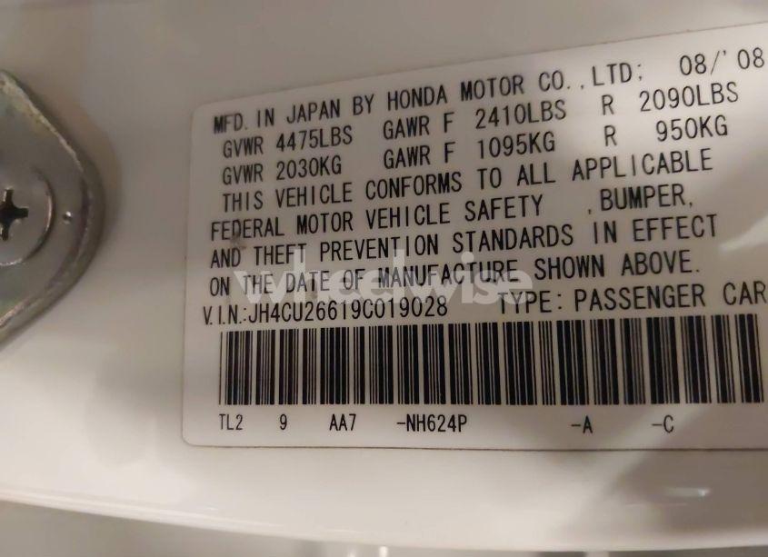 Photo 9 of 2009 Acura Tsx N/A (VIN JH4CU26619C019028)