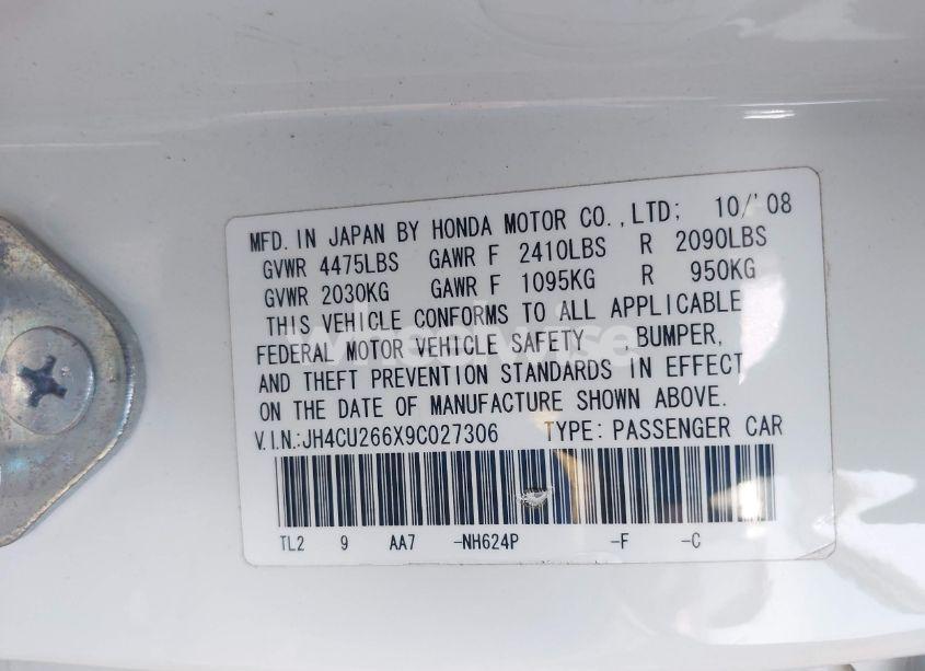 Photo 9 of 2009 Acura Tsx N/A (VIN JH4CU266X9C027306)