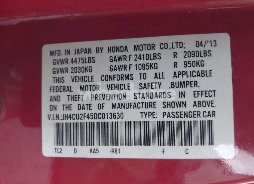 Photo 9 of 2013 Acura Tsx 2.4 (VIN JH4CU2F45DC013630)