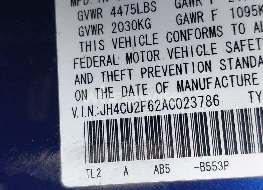 Photo 9 of 2010 Acura Tsx 2.4 (VIN JH4CU2F62AC023786)