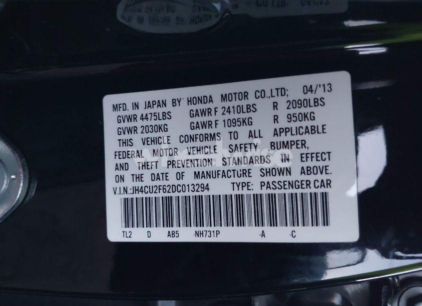 Photo 9 of 2013 Acura Tsx 2.4 (VIN JH4CU2F62DC013294)