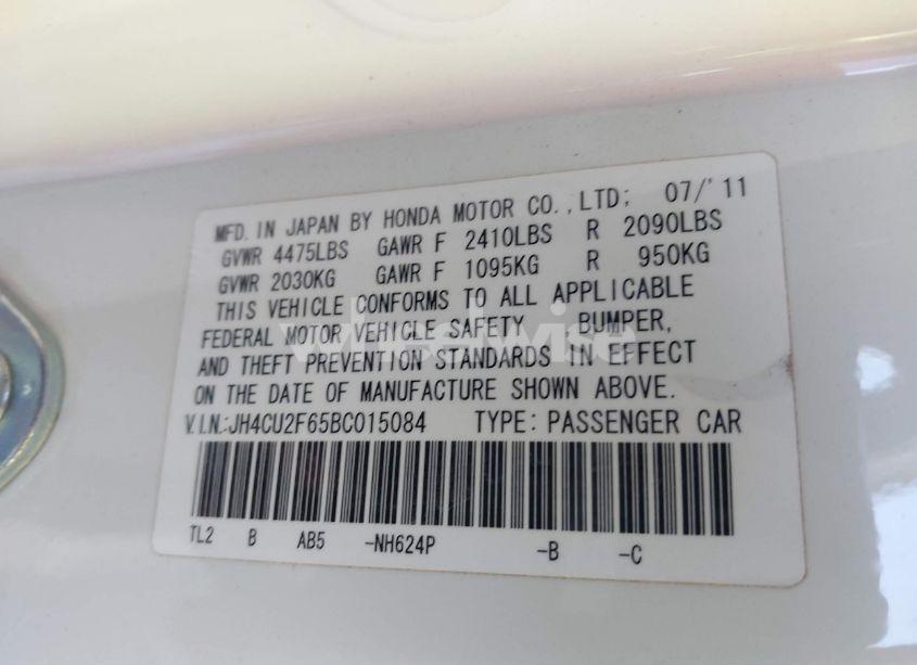 Photo 9 of 2011 Acura Tsx 2.4 (VIN JH4CU2F65BC015084)