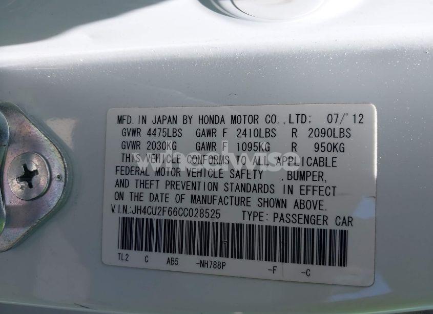 Photo 9 of 2012 Acura Tsx 2.4 (VIN JH4CU2F66CC028525)