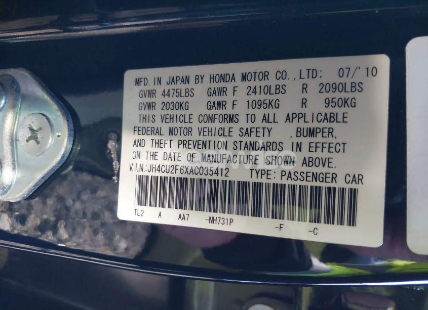 Photo 9 of 2010 Acura Tsx 2.4 (VIN JH4CU2F6XAC035412)
