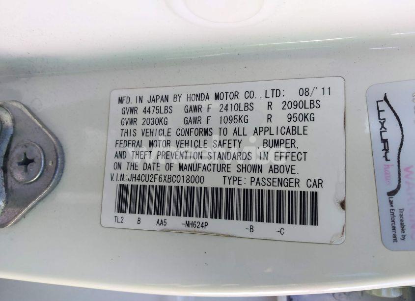 Photo 9 of 2011 Acura Tsx 2.4 (VIN JH4CU2F6XBC018000)