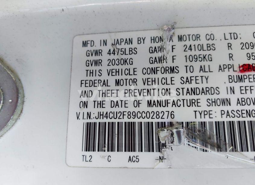 Photo 9 of 2012 Acura Tsx 2.4 (VIN JH4CU2F89CC028276)