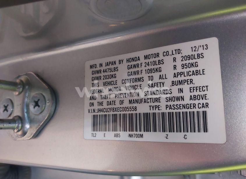 Photo 9 of 2014 Acura Tsx 2.4 (VIN JH4CU2F8XEC005558)