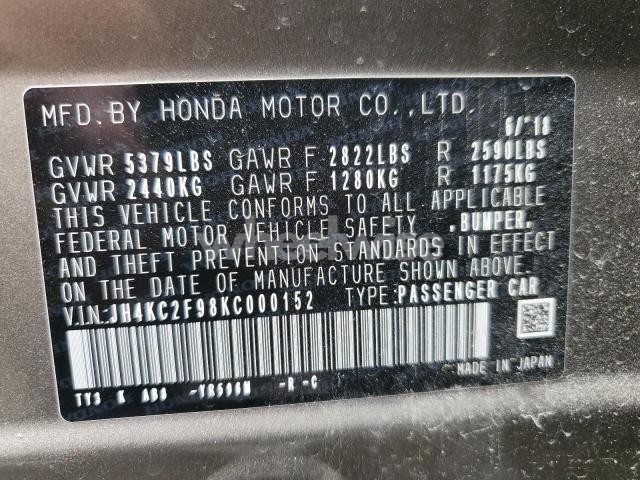 Photo 11 of 2019 ACURA RLX SPORT HYBRID ADVANCE N/A (VIN JH4KC2F98KC000152)