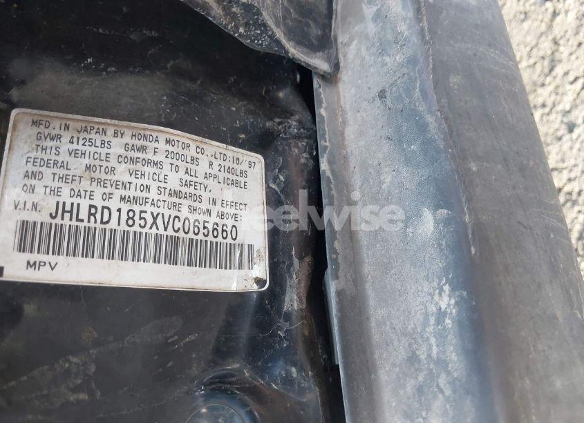 Photo 9 of 1997 Honda Cr-v (VIN JHLRD185XVC065660)