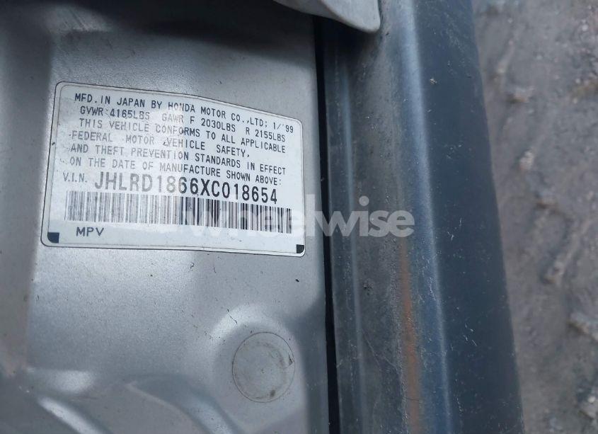 Photo 9 of 1999 Honda Cr-v EX (VIN JHLRD1866XC018654)