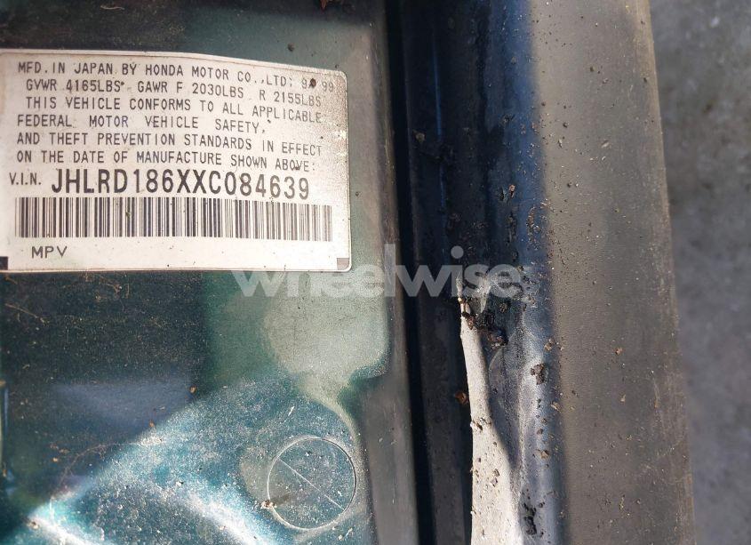 Photo 9 of 1999 Honda Cr-v EX (VIN JHLRD186XXC084639)