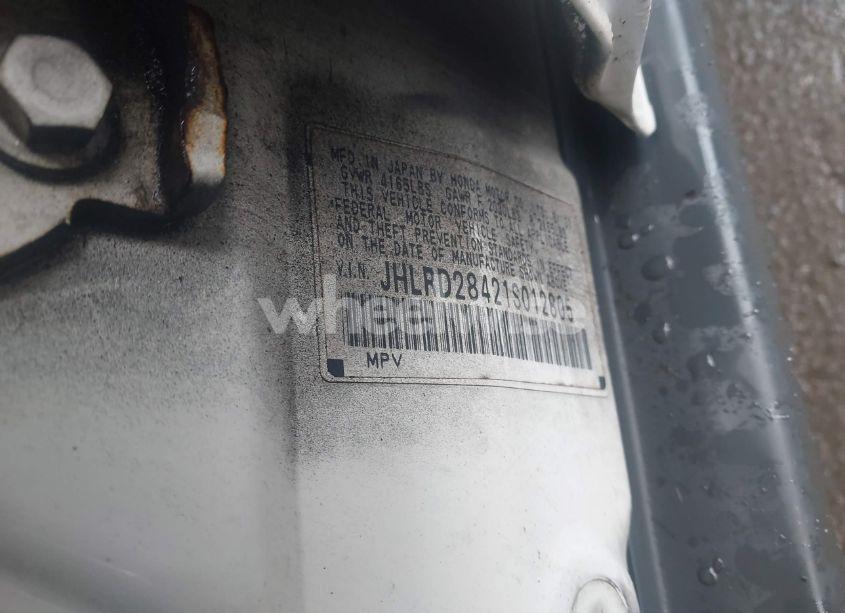 Photo 9 of 2001 Honda Cr-v LX (VIN JHLRD28421S012805)