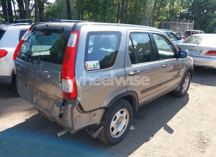 Photo 4 of 2006 Honda Cr-v LX (VIN JHLRD68556C021760)