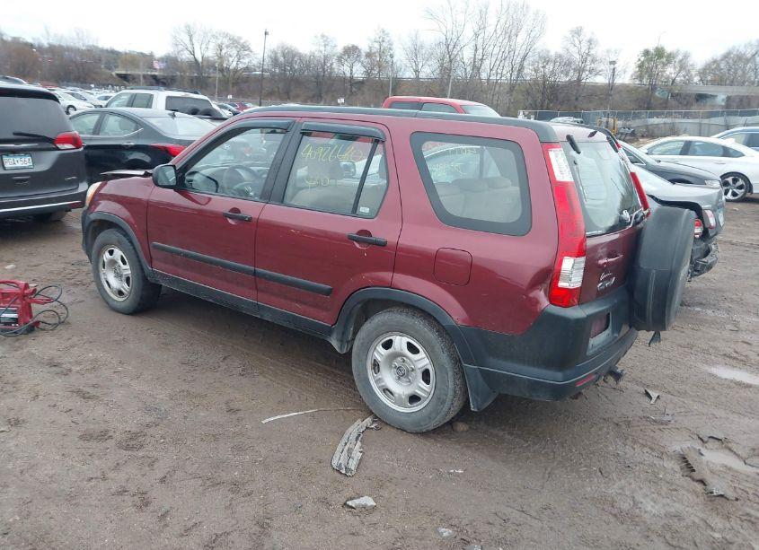 Photo 3 of 2006 Honda Cr-v LX (VIN JHLRD78596C035683)