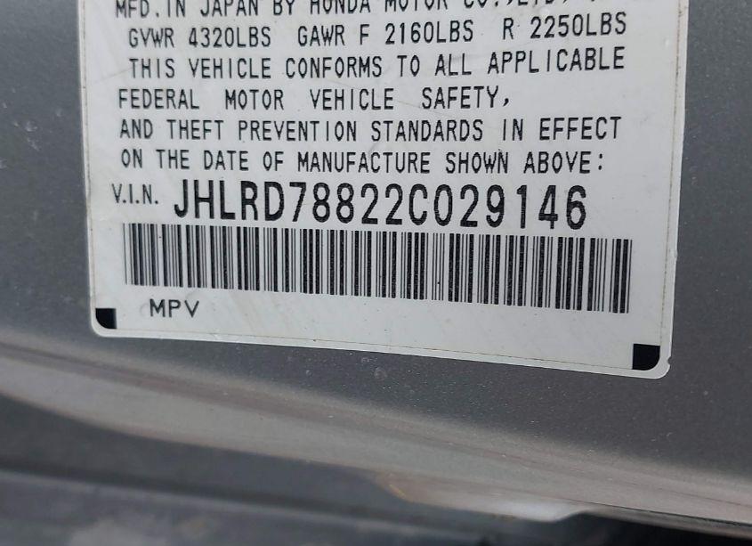 Photo 9 of 2002 Honda Cr-v EX (VIN JHLRD78822C029146)