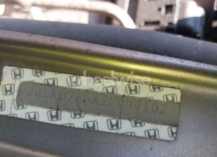 Photo 9 of 2002 Honda Cr-v EX (VIN JHLRD788X2C094102)