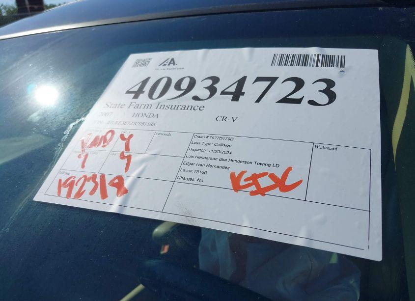 Photo 17 of 2007 Honda Cr-v EX-L (VIN JHLRE38727C051586)