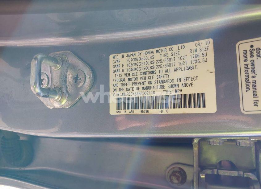 Photo 9 of 2011 Honda Cr-v EX (VIN JHLRE3H56BC002110)