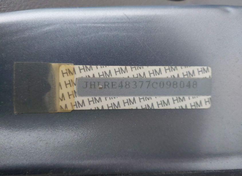 Photo 9 of 2007 Honda Cr-v LX (VIN JHLRE48377C098048)