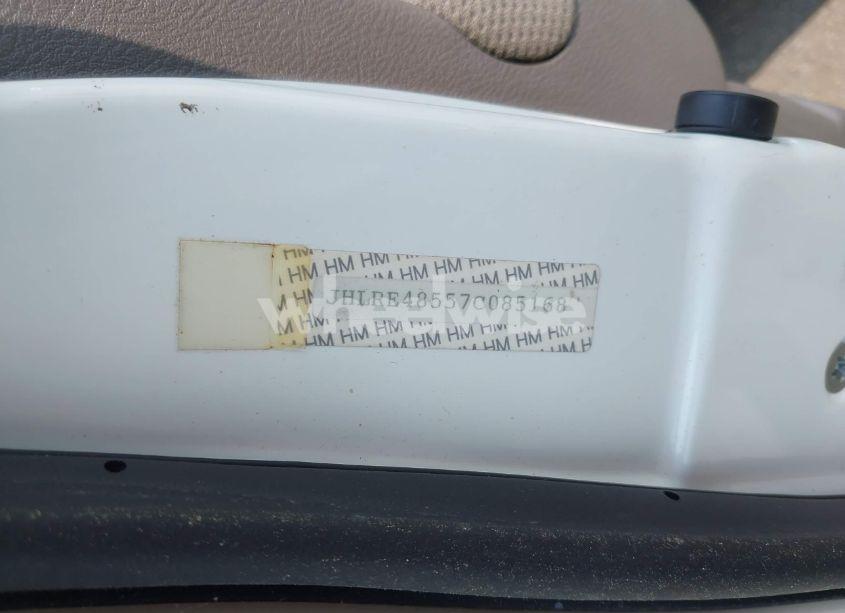 Photo 9 of 2007 Honda Cr-v EX (VIN JHLRE48557C085168)