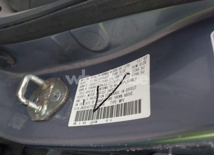 Photo 9 of 2008 Honda Cr-v EX-L (VIN JHLRE48798C027664)