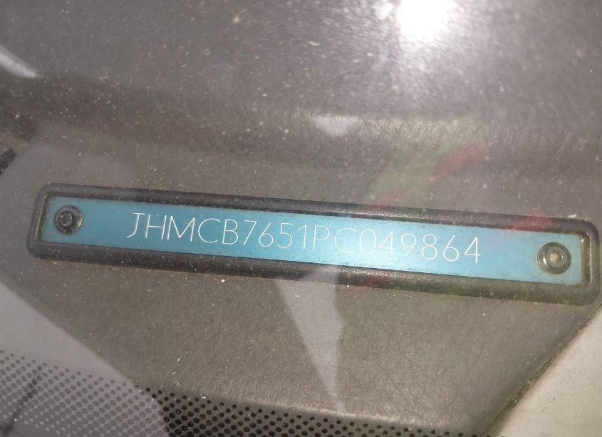 Photo 9 of 1993 Honda Accord LX (VIN JHMCB7651PC049864)