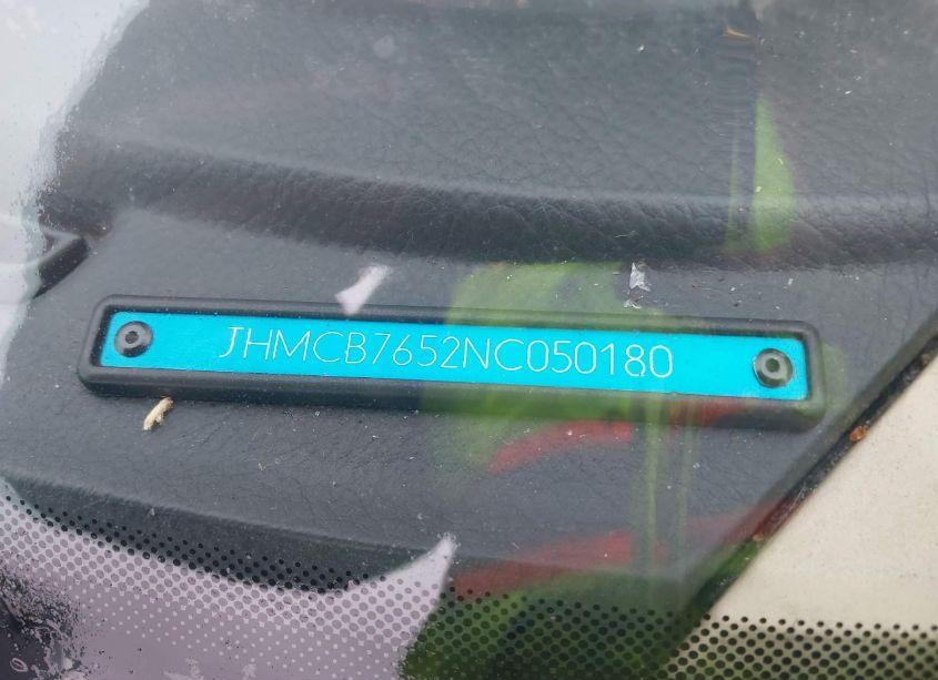 Photo 9 of 1992 Honda Accord LX/EX (VIN JHMCB7652NC050180)