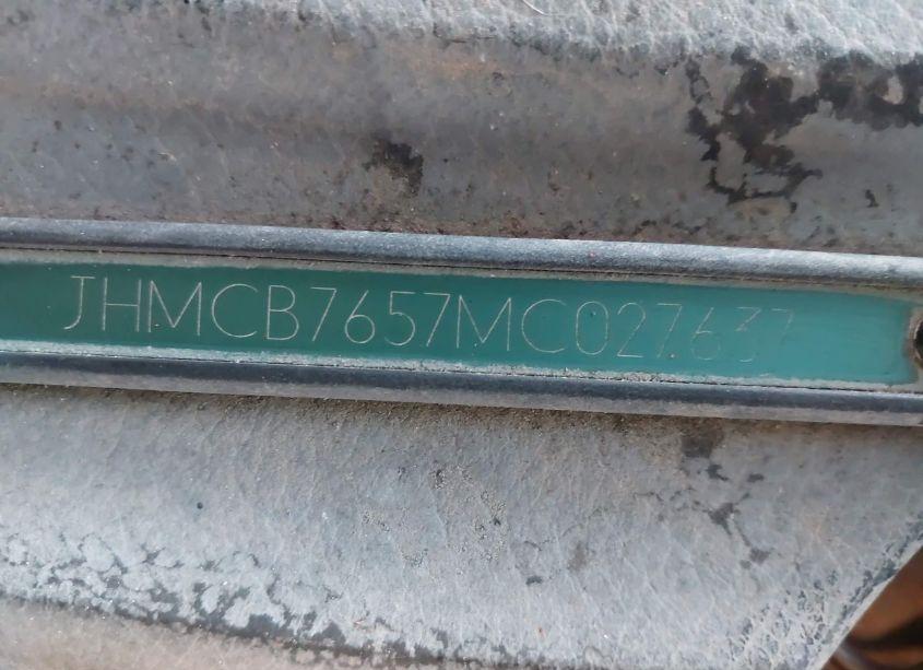 Photo 9 of 1991 Honda Accord LX/EX (VIN JHMCB7657MC027637)