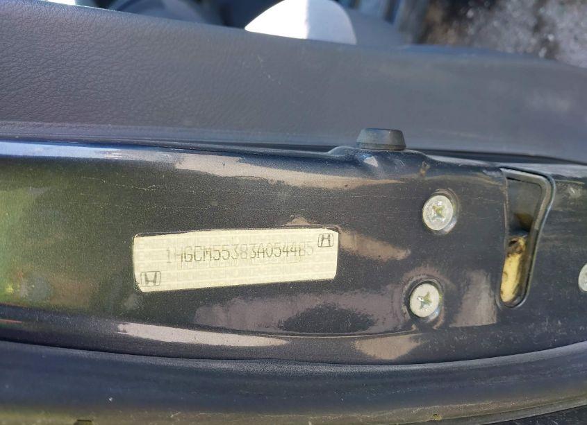 Photo 9 of 2004 Honda Accord SDN LX (VIN JHMCM56354C004273)