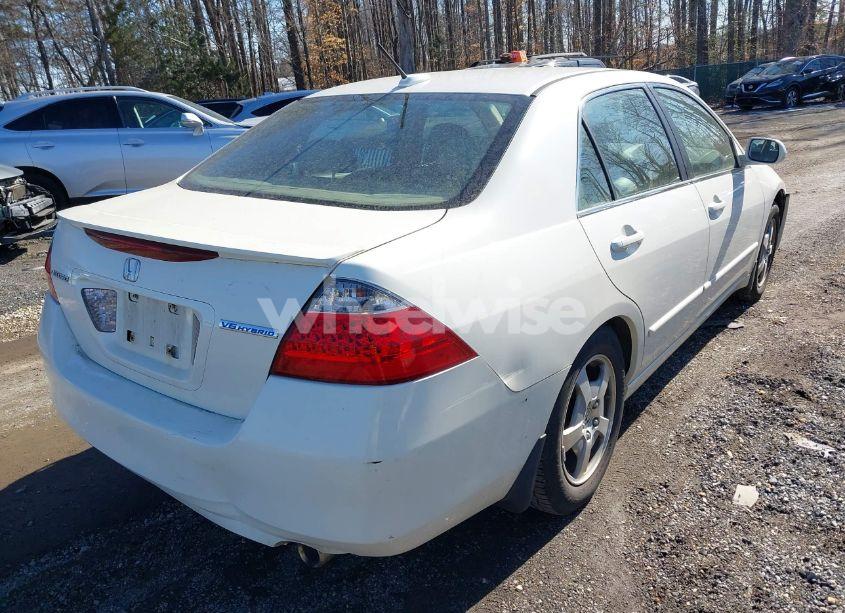 Photo 4 of 2007 Honda Accord HYBRID (VIN JHMCN36417C000459)