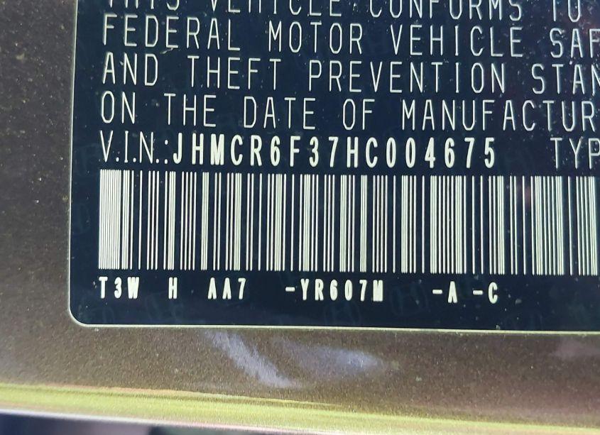 Photo 9 of 2017 Honda Accord HYBRID (VIN JHMCR6F37HC004675)