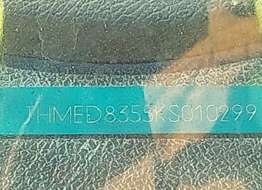 Photo 9 of 1989 Honda Civic CRX DX (VIN JHMED8355KS010299)