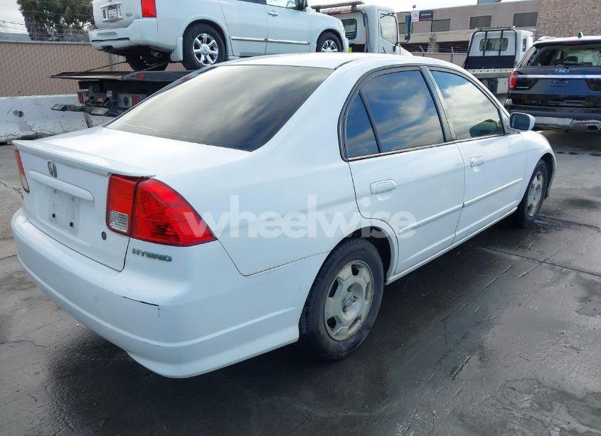 Photo 4 of 2005 Honda Civic HYBRID (VIN JHMES95635S007830)