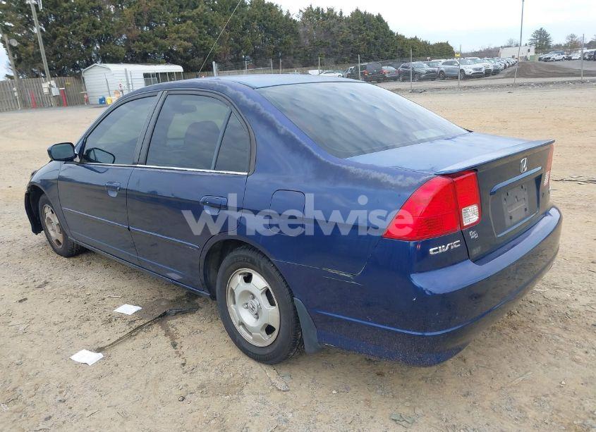 Photo 3 of 2005 Honda Civic HYBRID (VIN JHMES96605S011641)