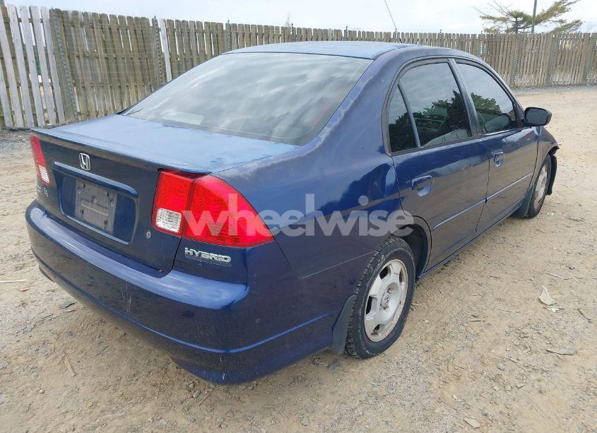 Photo 4 of 2005 Honda Civic HYBRID (VIN JHMES96605S011641)