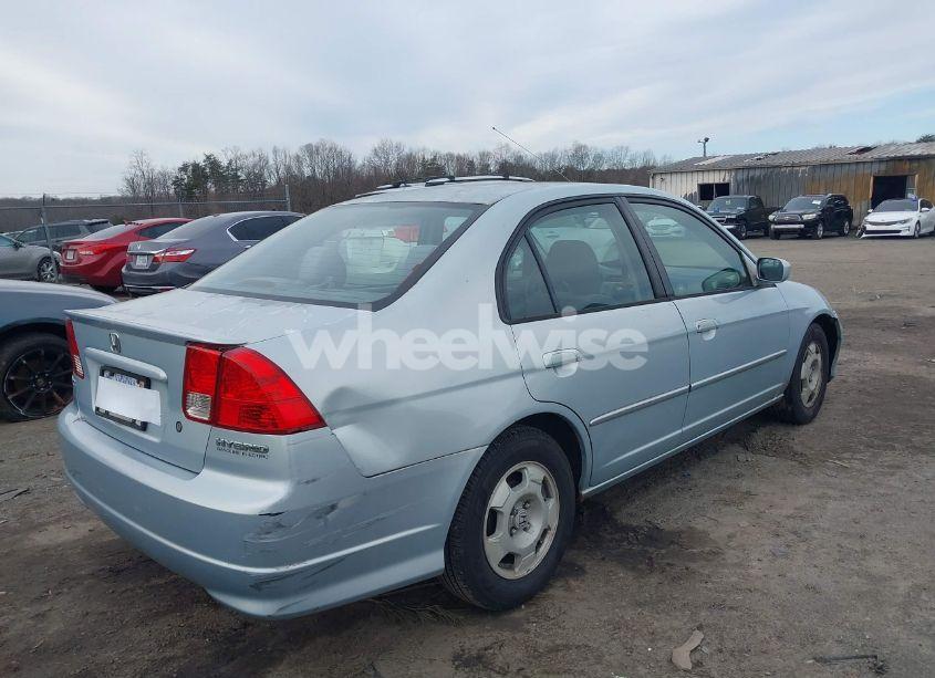 Photo 4 of 2005 Honda Civic HYBRID (VIN JHMES96645S010900)